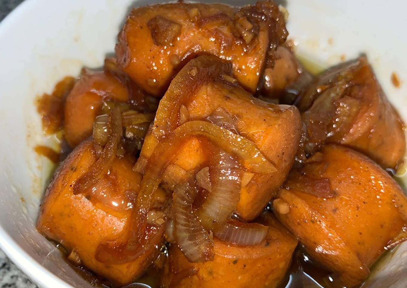 Sosis Sapi Saus Teriyaki