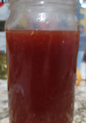 Una foto de Salsa BBQ vegana casera