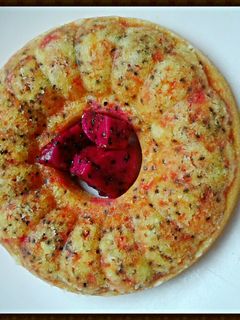 Foto resep Bolu Kukus Buah Naga Merah