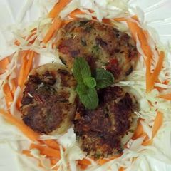 A picture of Mushroom Tikki.