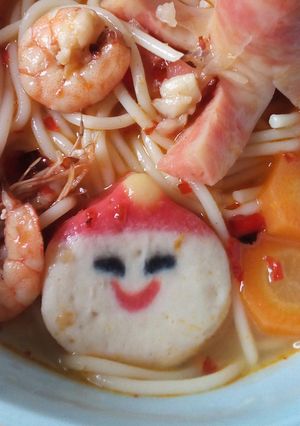 Foto resep Spaghetti Kuah Tom Yam