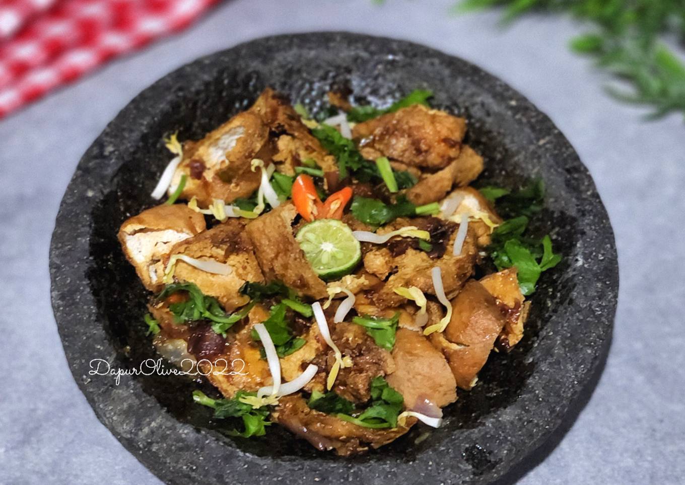 Tahu Penyet Sambal Kecap