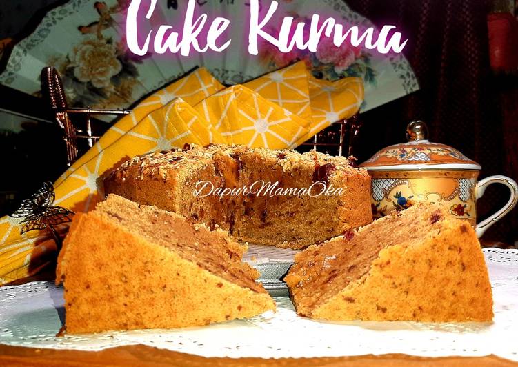 Moist Dates Cake(Cake Kurma)