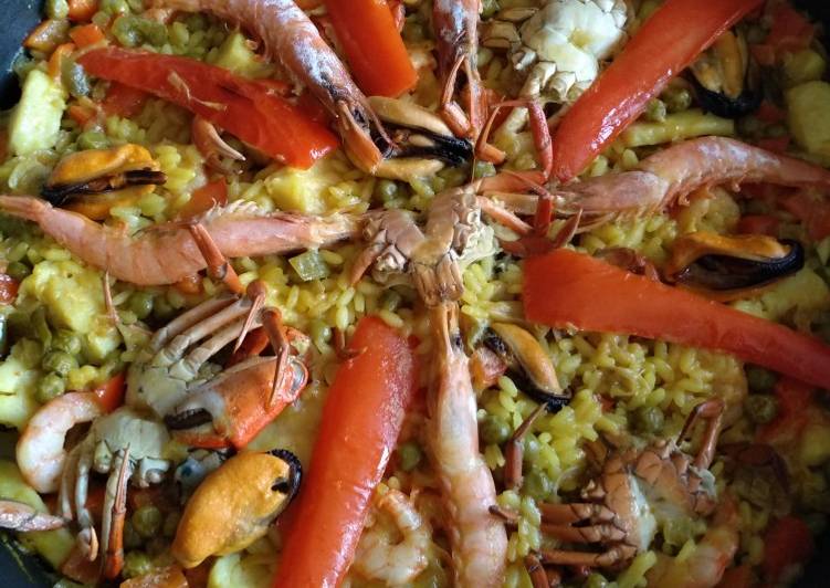 Paella de marisco