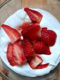Chantilly com Morangos