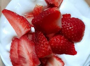 Foto de Chantilly com Morangos