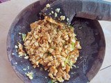 Tempe Penyet Sambal Kencur