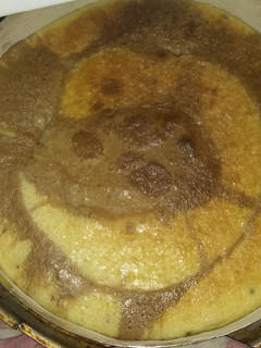 Una foto de Torta marmolado express