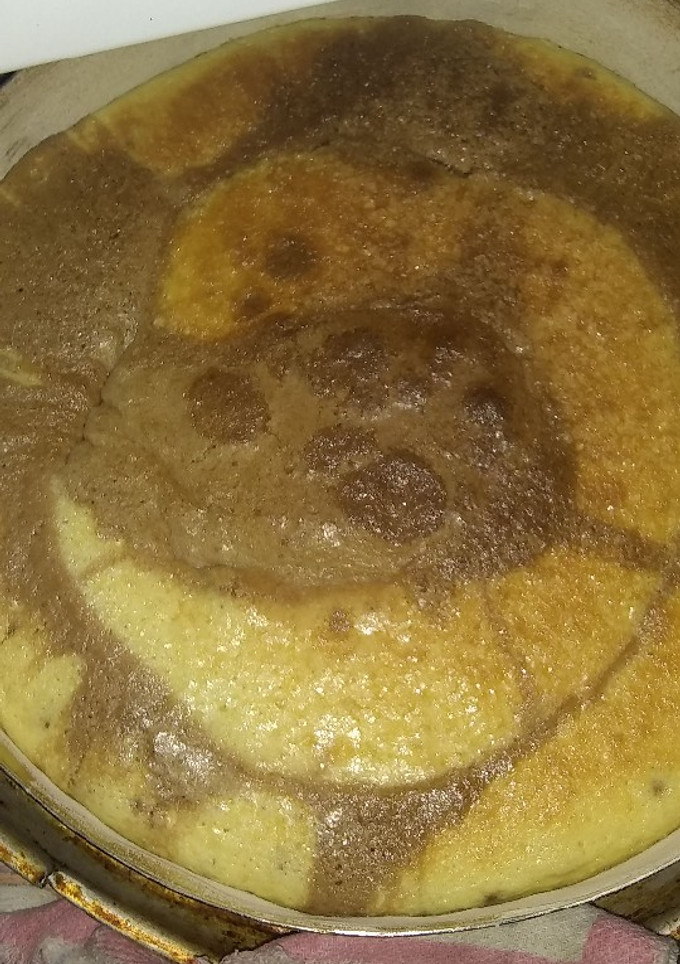 Una foto de Torta marmolado express