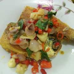 รูปของ Bandeng sambal kemangi (sarapan under 6000)