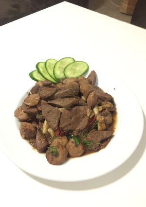 รูปของ กะเพราตับหวาน
