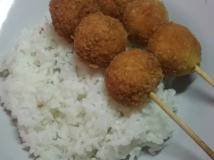 Cara Gampang Membikin Resep Sate Bakso Ayam Kriuk yang Menggugah Selera Anti Ribet, Lezat