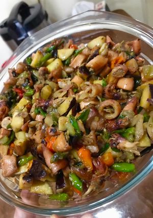 Foto resep Cumi asin oseng jengkol