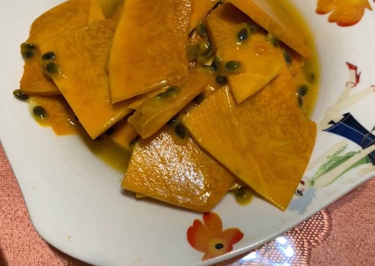 百香南瓜醃