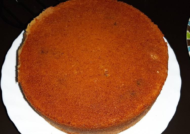 Simple Way to Prepare Homemade Vanilla sponge cake