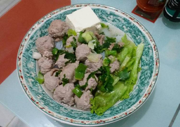 Bakso daging sehat Non MSG No Tepung