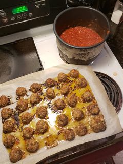 A picture of Italian Meatballs.