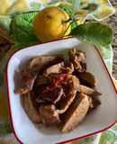 Thịt heo kho chả lụa