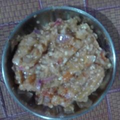 A picture of Baingan kà bharta.