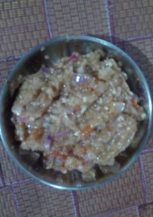 A picture of Baingan kà bharta.