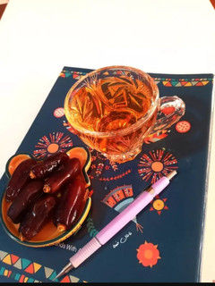 عکسی از دستور چای سبز با گلاب 💚