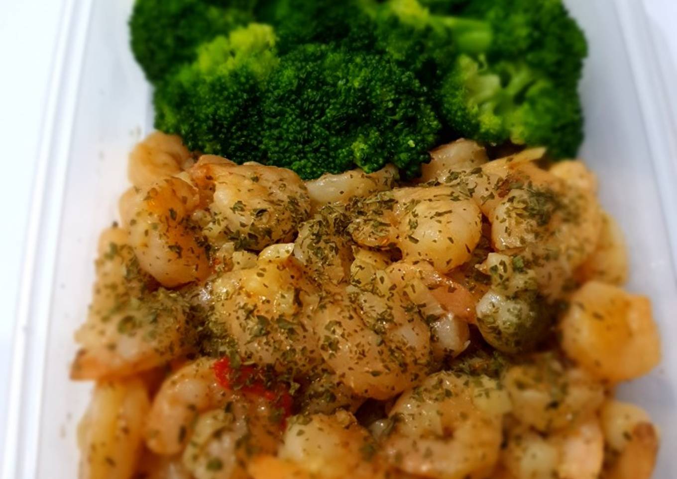 Garlic butter prawn