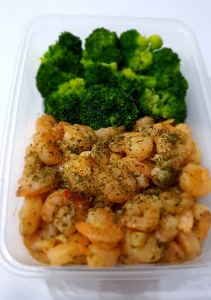 Foto resep Garlic butter prawn