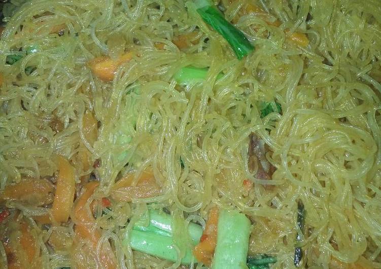 Resep Bihun jagung goreng sayur yang Enak