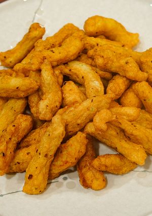 A picture of Taiwanese Fish Tempura - Tian Bu La.