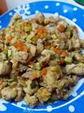 Yakimeshi de Pollo (No tradicional, medio huevón)