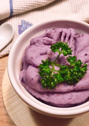 Hình của món 💚 Khoai Tây Tím Nghiền.