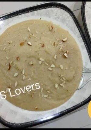 A picture of Sugar free suji ka halwa.