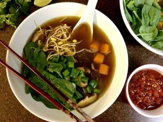 Vegetarian Pho (Vietnamese Noodle Soup)