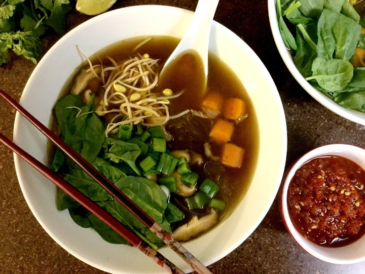 Easy Steps to Prepare Vegetarian Pho (Vietnamese Noodle Soup) the Perfect Really delicious