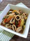 Cumi & Janten Saus Tiram Lombok Ijo