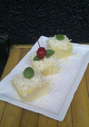 Foto resep Bolu jagung kukus