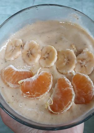 Foto resep Banana smothie bowl