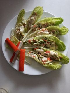 Una foto de Barquitos de lechuga
