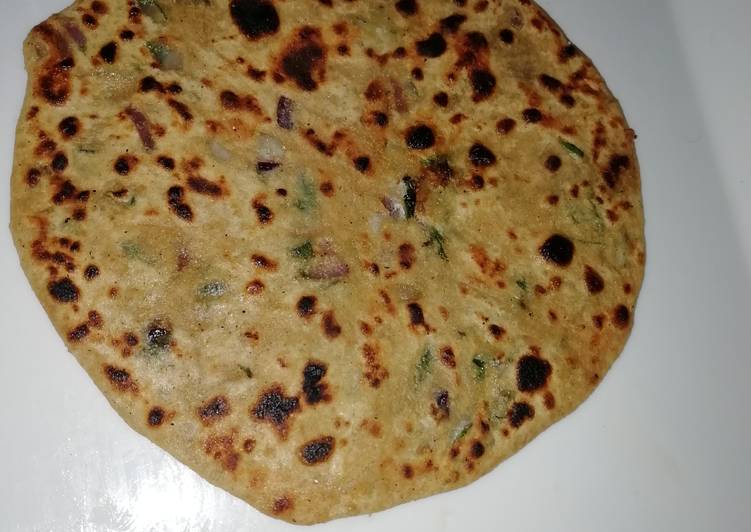 Steps to Make Perfect Potato Coriander paratha