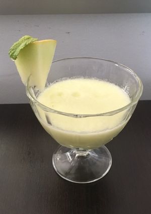 O poză a rețetei Smoothie de pepene galben.