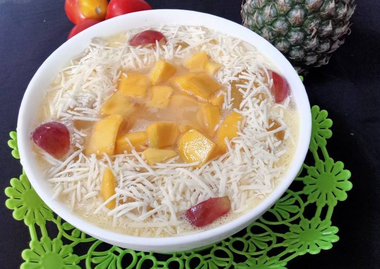 urutan Membuat Dancow Mango Cheesy Juice Anti Gagal