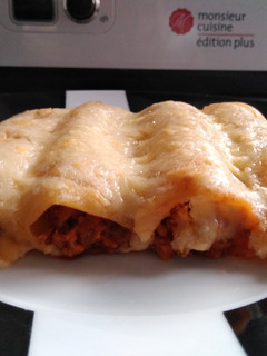 Una foto de Canelones carne (Monsieur cuisine)