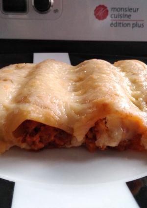 Una foto de Canelones carne (Monsieur cuisine)
