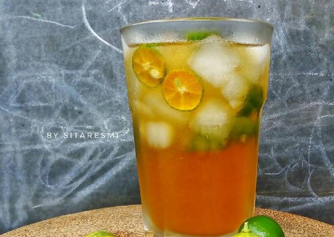 Wajib coba! Resep termudah membuat Lemon Cui Tea ice  istimewa