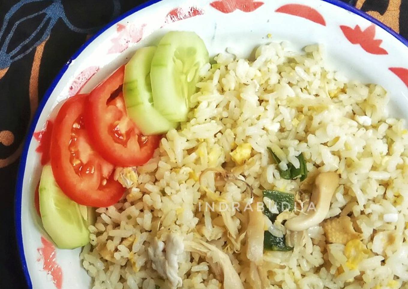 Nasgor cabe hijau telor bebek