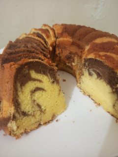 Foto resep Marble Cake/ Marmer Cake/ Bolu Jadul (Metode Butter Cake)
