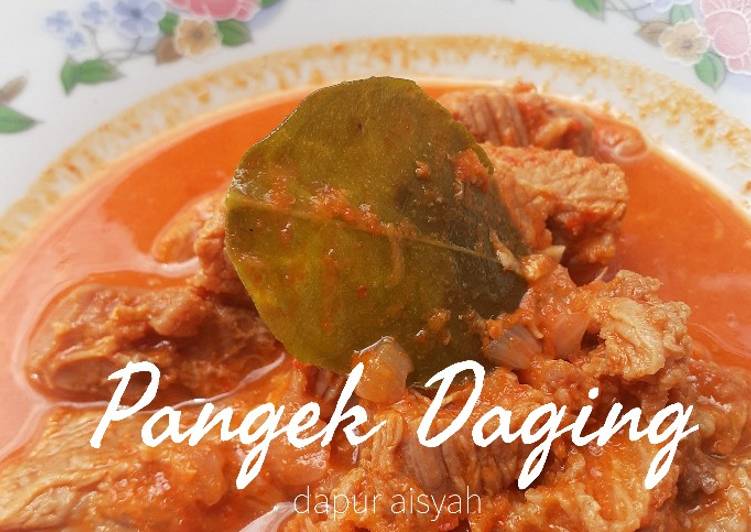 Resep Pangek Daging, Sempurna