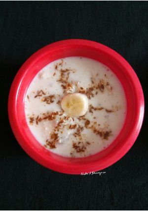 A picture of Banana Raita.