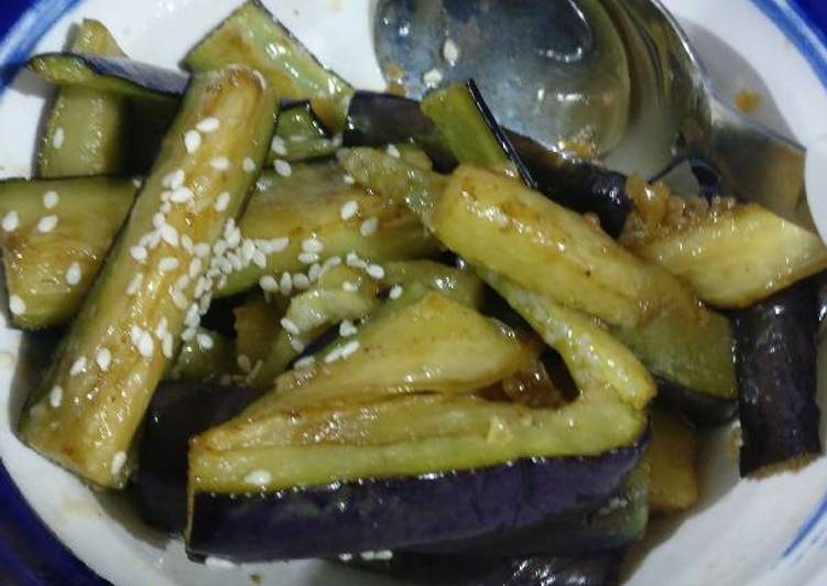 Tumis Terong Madu Bawang Putih