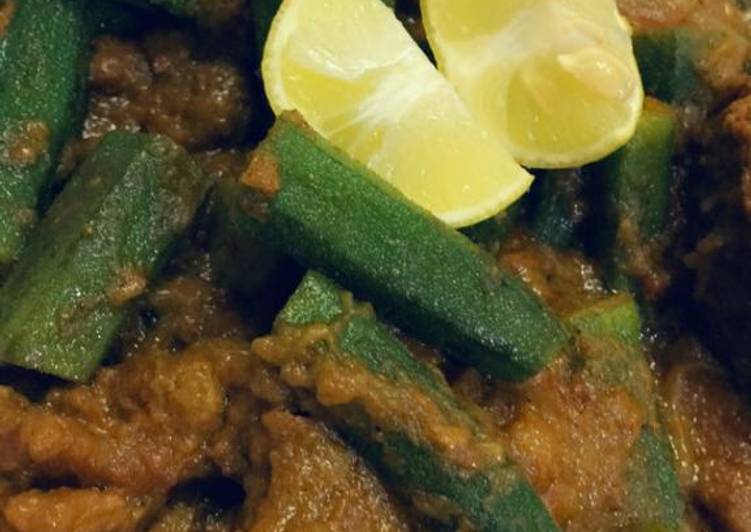 Bhindi ghousht